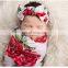 Baby Swaddle Blanket Wrap Set Cotton Sleeping Blanket For All Year Around