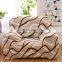 China Supplier cheap Beige Wave Elastic full Sofa Cover Printed Modern Sofa Cover