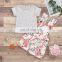 Shirt and Suspender Short Little Girl Outfit Sets Summer Outfit Girls Clothing Kids
