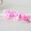 Manufacturer wholesale multi-colors design adjustable bell bow dog cat collar