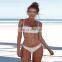 Women two Piece Swimsuit Female Sexy bikini solid color Swimwear Women Beachwear bikini