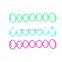 Vivanstar Elastic Silicone Fitness Rope Stretch Body Various Resistance Bands Pull Rope Model YG6402