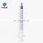2021 Custom Medical Vaccine Liquid Medicine Injection 1 cc 2 cc 5 cc Disposable Plastic Luer Lock Syringe without Needle