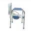 The wonderful Folding Aluminum Toilet Chair Commode Chair With PU Cushion And Bedpan