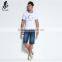 Summer 2016 moon printed bulk top tee white t-shirts