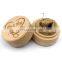 latest fashion eco-friendly round shape wood ring box packaging