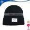 2016 Cheap New Fashion Funny Plain Black Mens Winter Oem Beanie Hat
