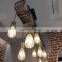 Retro Vintage Industrial Style Hanging Light Antique Loft Chandelier Solid Wood Pendant Lamps