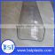 High quality extruded clear plastic square tube