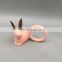 rabbit easter bunny ceramic napkin ring