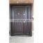 Luxury front door design steel wood armored door for sale