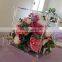 Elegant Acrylic Wedding Flower Stand Columns Clear Pillar Decorative Vases Rectangular Wedding Decoration