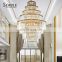 Modern Design Indoor Decoration Villa Lobby Custom Luxury Crystal Chandelier