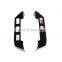 2PCS ABS Car Steering wheel button decorative frame Accessories For Land Rover Freelander 2 2007-2012,For Discovery 3 2004-2009
