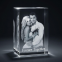 MH-F0200 3d laser angel etched Crystal cube paperweight