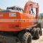 Used Cheap Hitachi ZX210 Wheel Excavator20ton South Korea Wheel Digger in Excellent Condition