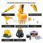 New high quality hydraulic small garden mini electric excavator 1 ton with excavator parts