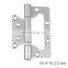 Stable antique copper stainless steel 304 swing wooden butterfly door hinge