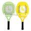 Custom 20mm thickness graphite carbon tennis paddle/padel beach racket set
