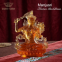 Factory Wholesale Crystal Liuli Tibetan Buddhism Statue Manjusri Bodhisattva Figurine