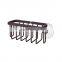 Kitchen Sink Sponge Holder Bathroom Soap Brush Holder Black Sink Storage Organizer Caddy Basket