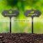 Satisfaction Guaranteed Label Name Acrylic Pot Custom Outdoor Slate Plant Markers