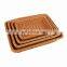 wholesale cane proofing weave wicker picnic round kitchen woven bread rattan basket