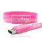 Silicone wristband usb stick 1gb 2gb 4gb usb flash drive wholesale alibaba