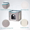 Indoor Cats -Large Cave for Pet House with Fluffy Ball Hanging and Scratch Pad Foldable Cat Hidewawy Non-slip bottom