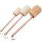 Natural Boar Bristle Brush New Soft&hard Loofah Bath Back Brush With Long Wooden Handle Body Massage Brush