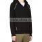 Custom Mens Black French Terry Zip Hoodies