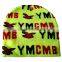 High quality soft knitted YMCMB sports beanie,winter chunky beanie for men and women