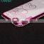 High quality colorful flower printed electroplate TPU phone case for iphone 6 case