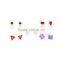 New Vogue Chic Gold Quality Mixed Colors Zircon Earrings Jewelry Set Woman