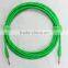 Pro audio1/4"-1/4" instrument guitar cable ,OEM for customer low MOQ