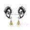 High quality china factory fancy design gold beautiful earring designs for women