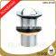 SWD-50145 Bathroom and toilet chrome plated the pop up brass waste