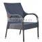 Black Wicker Outdoor Dining Chair