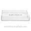 New in Box Modern Clear Acrylic Serving Tray