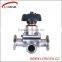 Sanitary Stainless Steel 3 Way Manual Diaphragm Valve