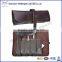 Brown PU Leather Vintage Roll up Style Multiple Purpose Soft Pen Pencil Case Bag