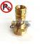 Low lead brass pex male fitting for PEX pipe