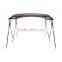 4 bow stainless steel frame biminitops with support pole