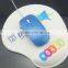 Mouse Pad With Wrist Rest Silicone Silica Gel Round GEL