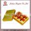 Jinhua Supplier Gold Rectangular Handmade Paper Chocolate Gift Box with tray and Sleeve