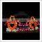 Chinese Love Heart Bridge Lantern Lighting