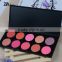 Cosmetics make up makeup professional cheap mineral 10 color blush palette