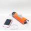 Hand Crank Rechargeable LED Flexible LED SOS Flashlight With USB Charger