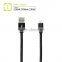 MFi 8 Pin Leather Braided Cable With Data Transmission and Charging