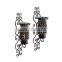 Mosaic Crackle Glass Wall Sconce Hurricane Candle Holder for Home Decor                        
                                                Quality Choice